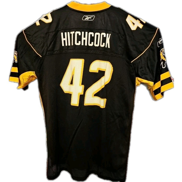 Reebok Other - Vintage Rob Hitchcock #42 Hamilton Tiger-Cats Reebok CFL Jersey Adult Size XL